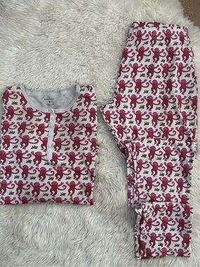Roller Rabbit Monkey Print Pajama Set